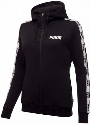 Джемпер Puma TAPE FZ HOODIE FL 84725701 р. M черный