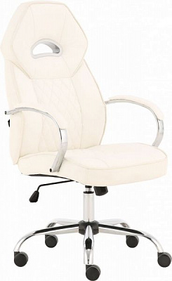 Кресло GT Racer X-2740AB Chrome белый 