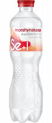 Вода минеральная Моршинська плюс АнтиОкси селен-йод 0,5 л (4820017001946)