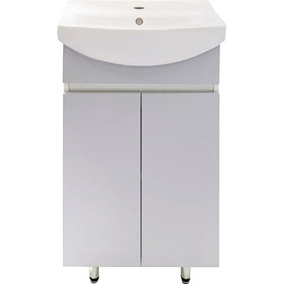 Тумба напольная Грейд Агата 55 серая под умывальник Cersania 55