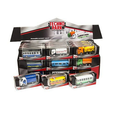 Мини-модель Технопарк 1:64 Городские службы_Technopark (в ассортименте)