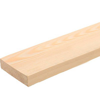 Доска ЛІСБУДІНВЕСТ цельная 20х80х2000 мм сосна