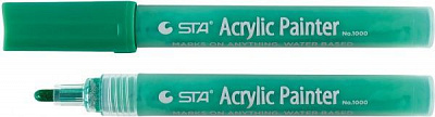 Маркер акриловий STA 1000 2-3 мм STA1000-G127 смарагдовий