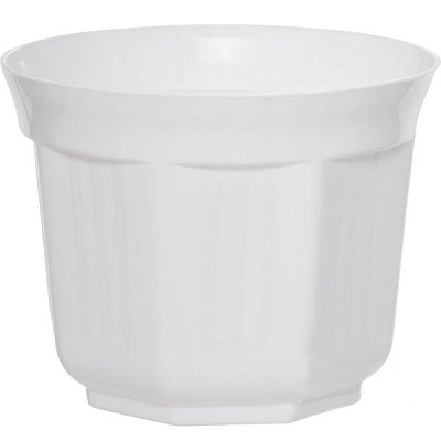 Горщик квітковий Тарлев Октава 17 см білий