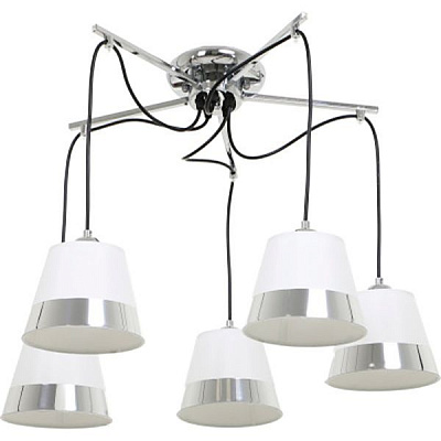 Светильник потолочный Accento lighting ALKK-GH96305-5 5x40 Вт E14 хром 