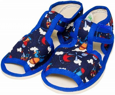 Капці для хлопчиків Экотапок Сандалик літній сині 1075 р.26
