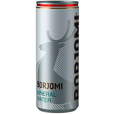 Вода минеральная Borjomi сильногазированная 0,33 л (4860019001810) 
