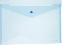 Папка-конверт А4 на кнопці синя Nota Bene