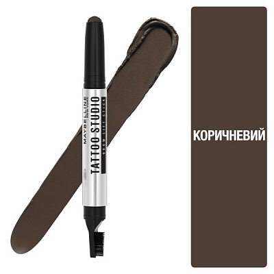 Моделювальний віск-стік для брів Maybelline New York Tattoo Brow Lift 04 Deep Brown 1,1 г