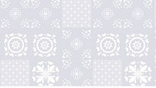 Скатерть ES0261-1 Снежинка 135x100 см белый Даріана 