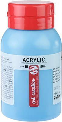 Краска акриловая (564) Бриллиантовый синий 750 мл Talens Art Creation Royal Talens