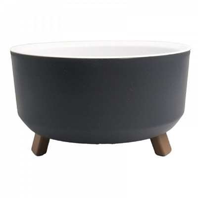 Горщик TRIPOT з дренажем на складних ніжках N3 2,25 л антрацит (ALY643 anthracite)