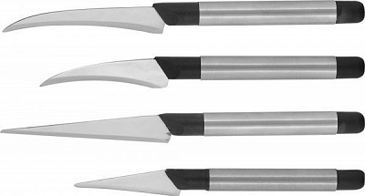 Набір ножів для карвінгу 85/65/85/60 мм 4 шт. 41330 Pirge