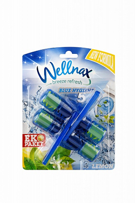 Туалетный блок Wellnax Лимон 2х50 г 