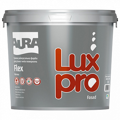Фарба гумова акрилова Aura® Luxpro Flex мат білий 4,58л 6кг