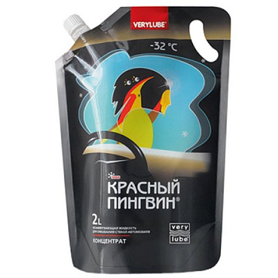 Омивач скла Червоний пінгвін -32 С 2 л