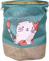 Корзина для игрушек HW Кот 40х40х50 см NULL