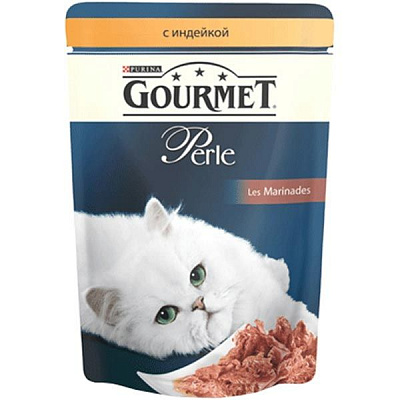 Корм Purina Gourmet Perle индейка 85 г 