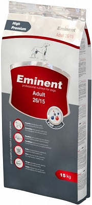 Корм Eminent Adult для взрослых собак мелких и средних пород 15 кг