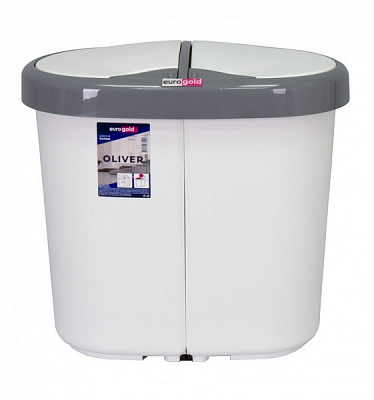 Відро для сміття Eurogold OLIVER 25 л білий 881125
