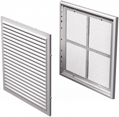 Решетка Вентс МВ 250б/с пластик белый 