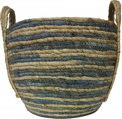 Кошик плетений великий 38х38х33 см