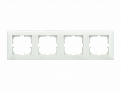 Рамка чотиримісна Exen ODAK горизонтальна білий 210-010000-104