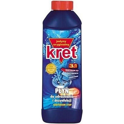 Средство для чистки труб Kret 500 мл