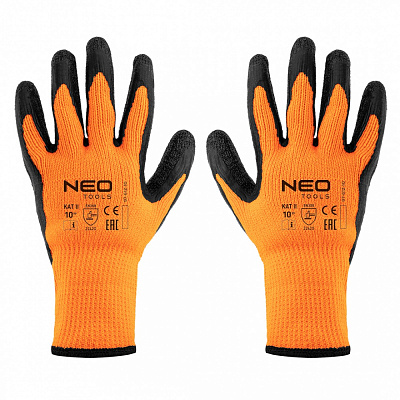 Рукавички NEO tools утеплені з покриттям латекс XL (10) 97-612
