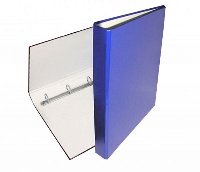 Папка-регистратор 4 кольца 25 мм А4 в ассортименте iTEM