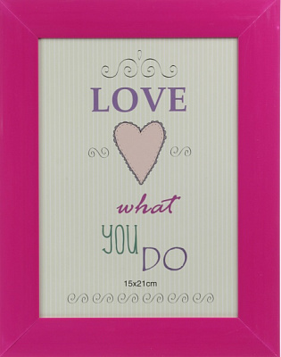 Рамка для фото Color BS-30-rose 1 фото 15x21 см розовый 