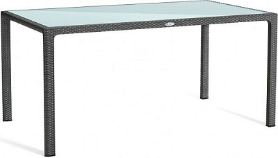 Стол пластиковый Lechuza 10933 90x160 см серый 