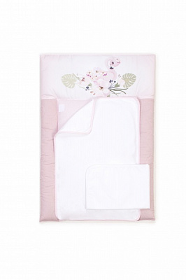 Сповивальний матрацик Flamingo pink Baby Veres 50х70 рожевий 426.1