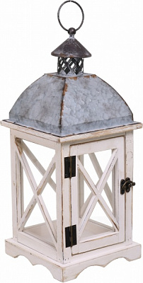 Подсвечник-фонарь Венеция 18,5х18,5х26,5х43 см CW16W5357A-S