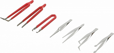 Набір пінцетів Expert 7 шт. ET-SA-7