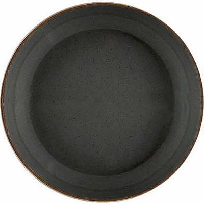 Блюдо круглое Seasons 22 см 835 мл серое 04ALM003018 Porland 