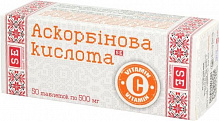 Таблетки Farmakom Аскорбиновая кислота 0.5 г 50 шт. 