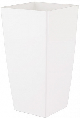 Горшок пластиковый Artevasi Pisa квадратный 90л белый 