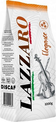 Кофе в зернах LAZZARО ELEGANCE 1000 г 