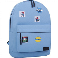 Рюкзак молодежный Bagland Шильд голубой 17 л (00533662Ш)