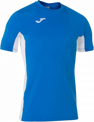 Футболка Joma SUPERLIGA T-SHIRT ROYAL-WHITE S/S 101469.702 р.L синий