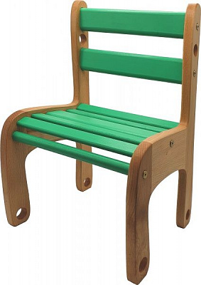 Стульчик для детей ArinWOOD Вудик-колор зеленый 04-04G