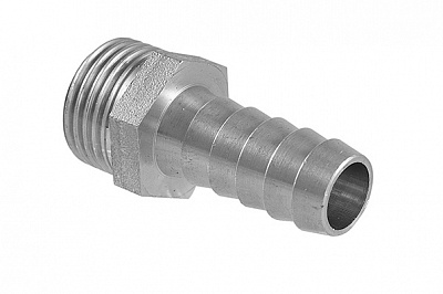 Штуцер наружная Hi-Therm 1/2 3 16мм (никель)