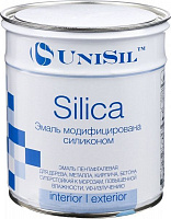 Емаль UniSil пентафталева Silica червоний глянець 0,7л 0,9кг