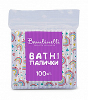 Ватные палочки Bambinelli 100 шт. (мягкая)