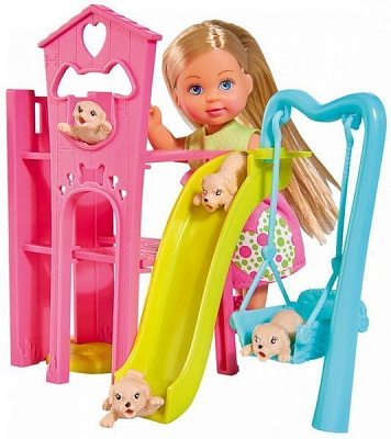 Кукольный набор Simba Steffi & Evi Love Эви Парк развлечений для животных