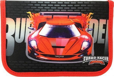 Пенал 1 отворот Racing Team 99109 CLASS красный