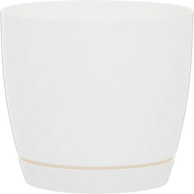 Вазон пластиковый Form Plastic Тоскана Круглая-11 круглый 0,8л белый (0740-011) 
