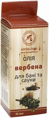 Масло для бани и сауны Ароматика Вербена 10 мл 