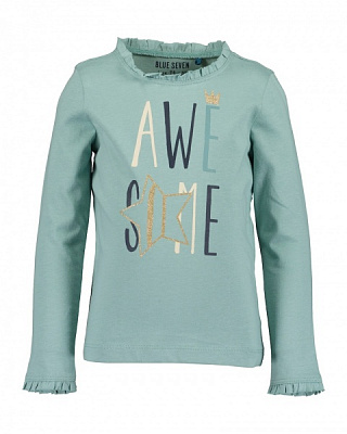 Реглан для девочки Blue Seven Блестка р.122 ледник 750731 X* 